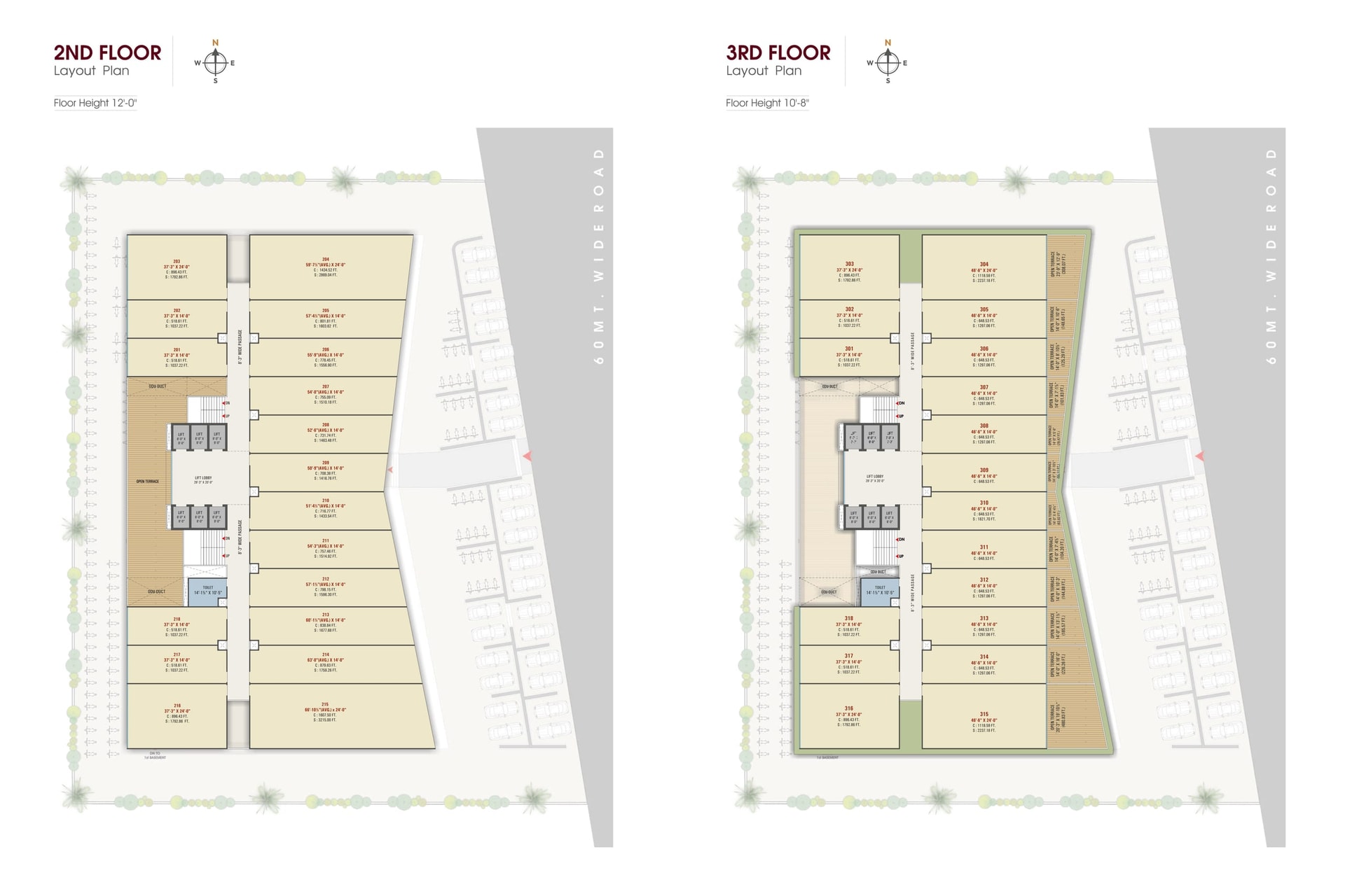 2nd & 3rd Floor Plan